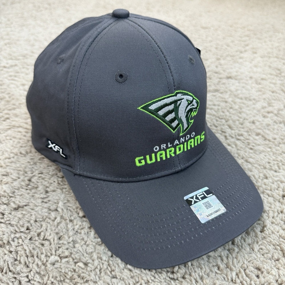 Orlando Guardians‎ Hat Large/X Large FlexFit XFL Arena Football Gray Cap NWT